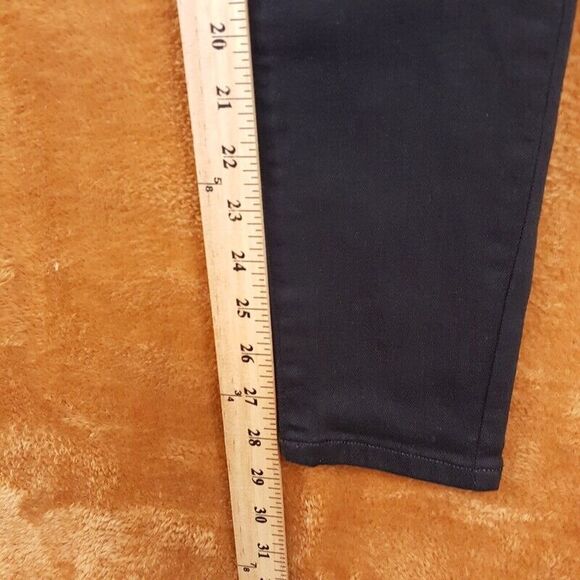 EVERLANE Womens Jeans Size 23 Black Wash CURVY HIGH RISE SKINNY Stretch Denim - Picture 10 of 13